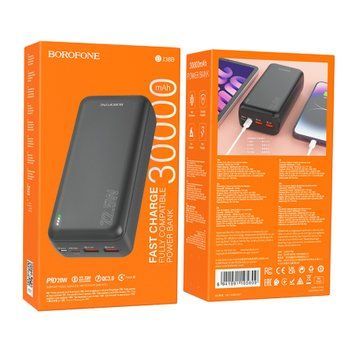 Power Bank Borofone BJ38B Power 30000mAh PD20W+22.5W 35805 фото