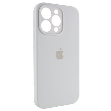 Silicone case Full camera iPhone 14 Pro Max white 29718 фото