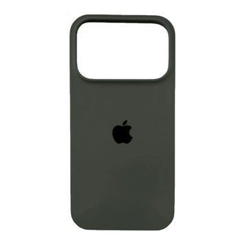 Silicone case Full iPhone 17 Pro Max green-grey 48090 фото