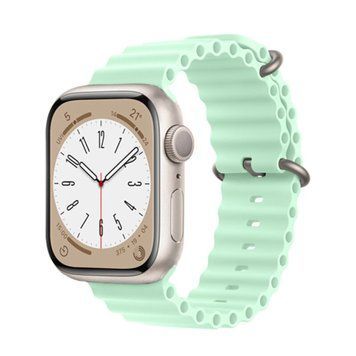 Ремінець Apple watch 42/44/45mm ocean band pistachio 21930 фото
