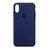 Silicone case Full iPhone X/XS midnight blue 23940 фото