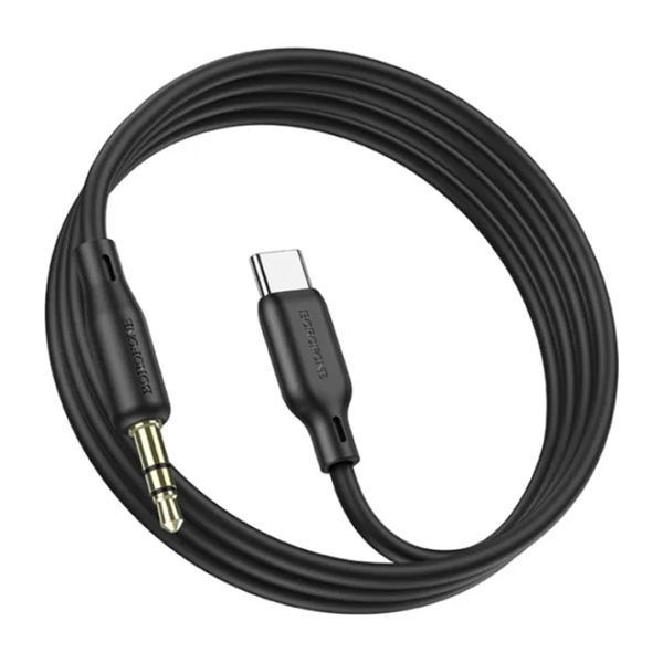 AUX Borofone BL18 3.5 to Type-C 1m black 35500 фото