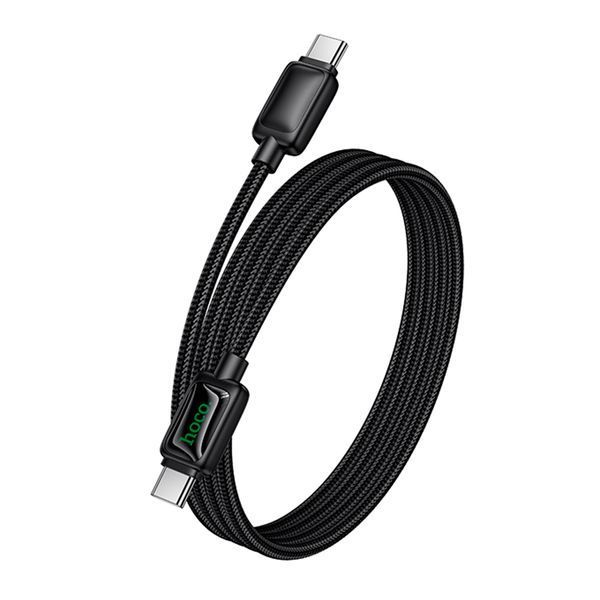 Cable Hoco Type-C to Type-C U146 1m black 44874 фото