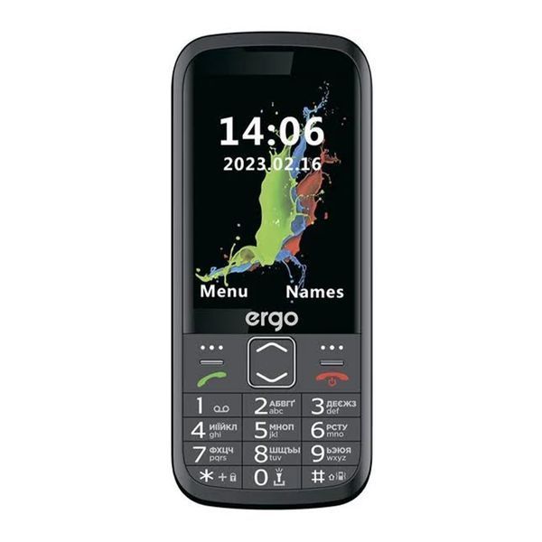 Телефон Ergo R351 Black UA 34341 фото