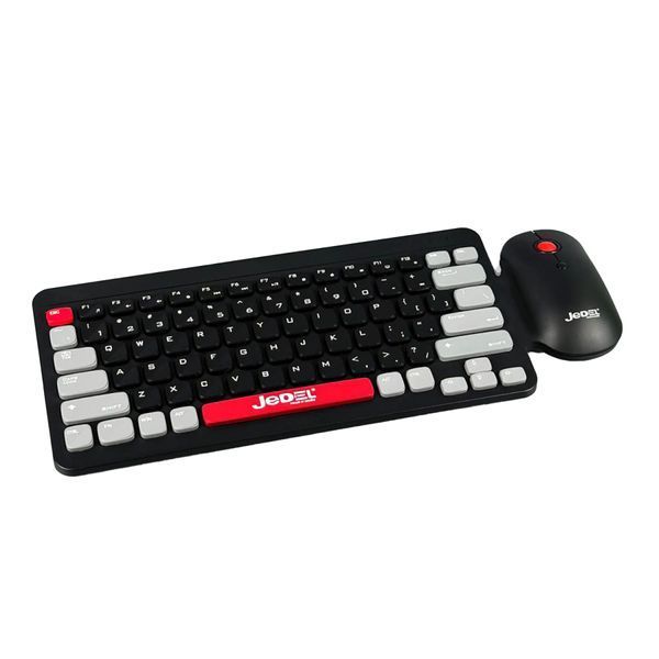 Клавіатура Bluetooth Jedel WS681 + мишка black-grey 44349 фото