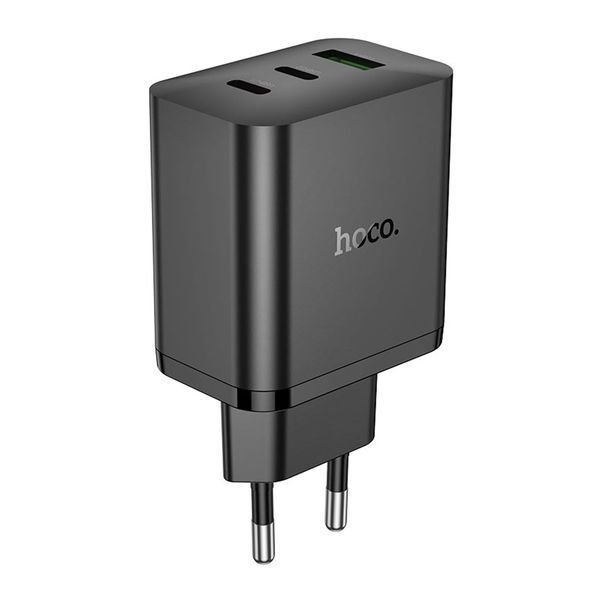 МЗП Hoco N51 PD 65W/3A (1USB-2USB-C) black 44148 фото