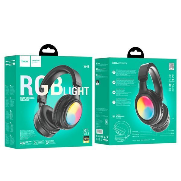 Навушники Big Bluetooth Hoco W48 black 37083 фото