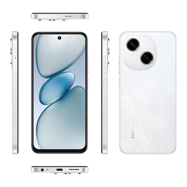 Смартфон Tecno Spark Go 1 (KL4) 4/64 Glittery White UA 37911 фото