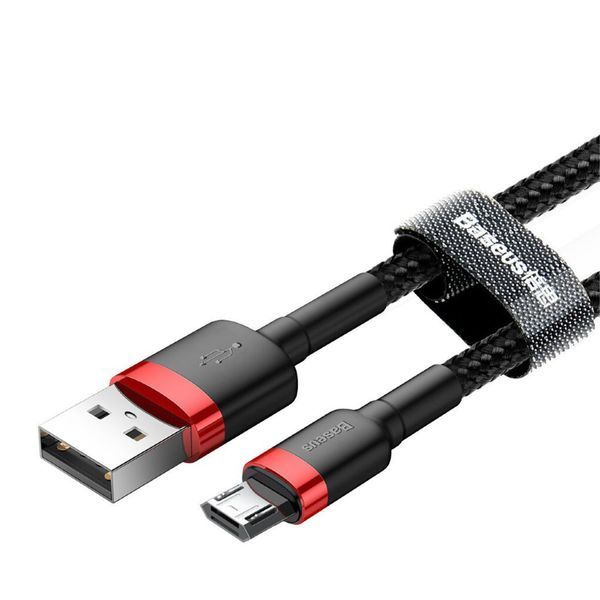USB Cable Baseus Cafule Micro USB Cable 2.0A (3m) red/black 05455 фото