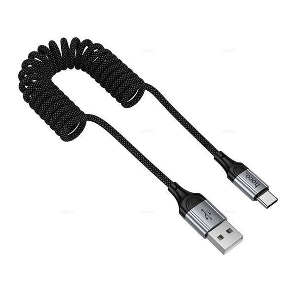 USB Cable Hoco Type-C X121 1.5m black 44461 фото