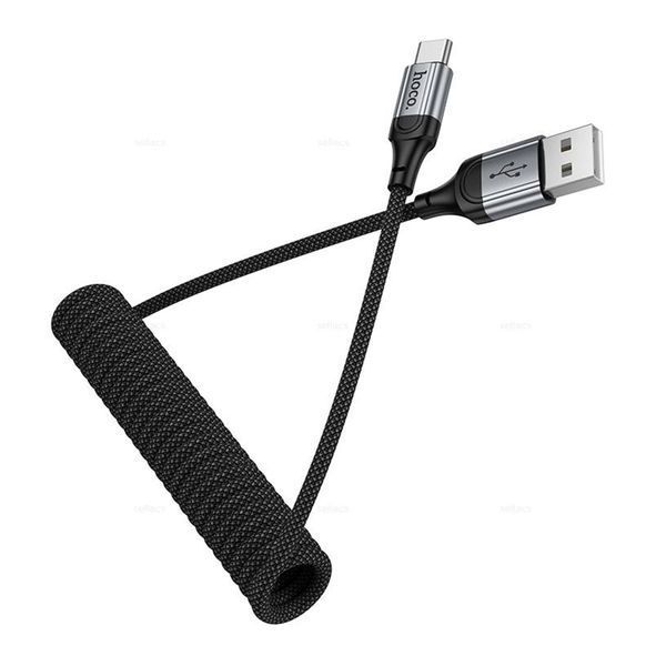 USB Cable Hoco Type-C X121 1.5m black 44461 фото
