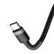 Cable Baseus Cafule Type-C to Type-C PD 2.0 60W (2m) gray/black 46673 фото 4