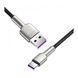 Кабель Baseus Cafule Metal Data Type-C 66W (2m) black 02423 фото 2