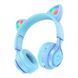 Навушники Big Bluetooth Hoco W39 Cat blue 30798 фото 1