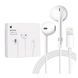 Навушники Bluetooth Apple iPhone EarPods Lightning white 36682 фото 3
