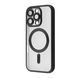 Силікон iPhone 16 Pro MagSafe Matte Case black titanium 39111 фото 1