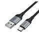 USB Cable Hoco Type-C X121 1.5m black 44461 фото 5