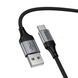 USB Cable Hoco Type-C X121 1.5m black 44461 фото 4