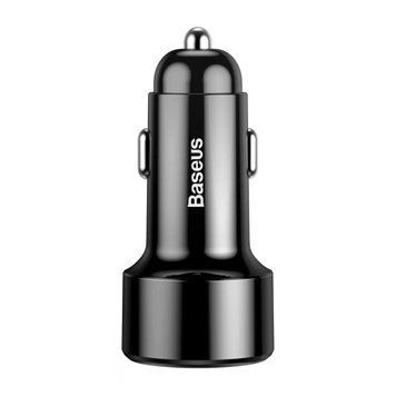 АЗП Baseus Magic Series Digital Display PD 3.0 QC 4.0+ 45W USB + Type-C black 26663 фото