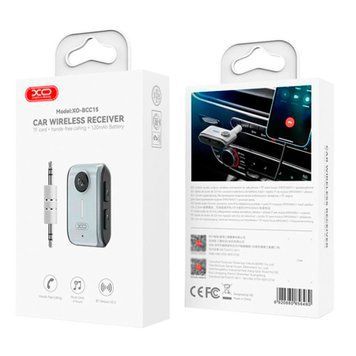 Bluetooth Audio Reciver XO BCC15 Support TFM grey 46585 фото