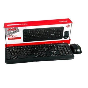 Клавіатура Bluetooth Jedel WS881 + мишка black 44352 фото