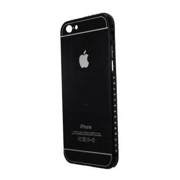 Накладка + бампер iPhone 6/6S під оригінал + diamonds black 06781 фото