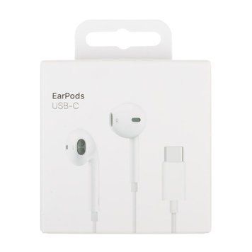 Навушники Bluetooth Apple iPhone EarPods Type-C white 36683 фото