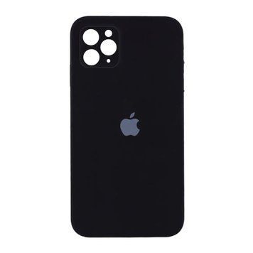 Silicone case Full camera iPhone 14 Pro Max black 29719 фото