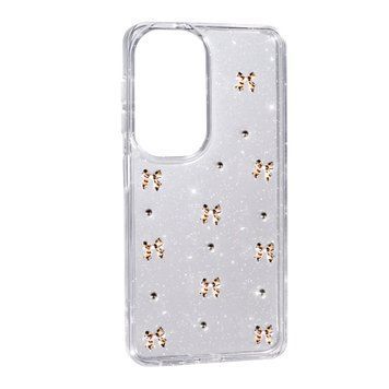 Силікон Xiaomi Redmi Note 15 Pro 5G Clear Shiny leopard bows 46169 фото
