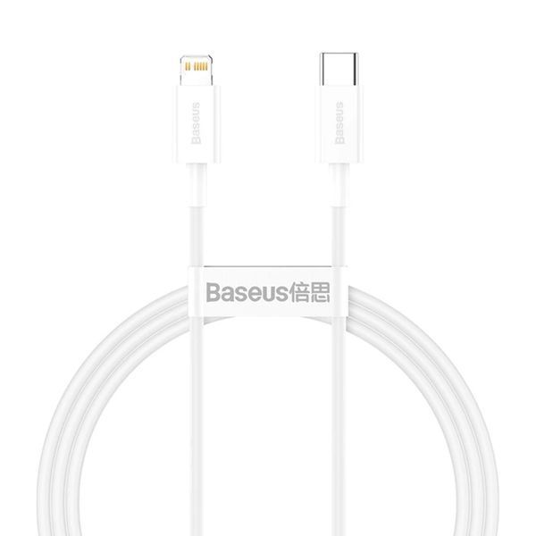 Cable Baseus Superior Series Fast Charging Type-C to Lightning 20W (2m) white 46675 фото