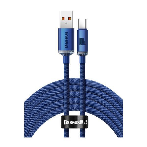 Cable Baseus Crystal Shine Series Type-C to Lightning 20W (2m) blue 10885 фото