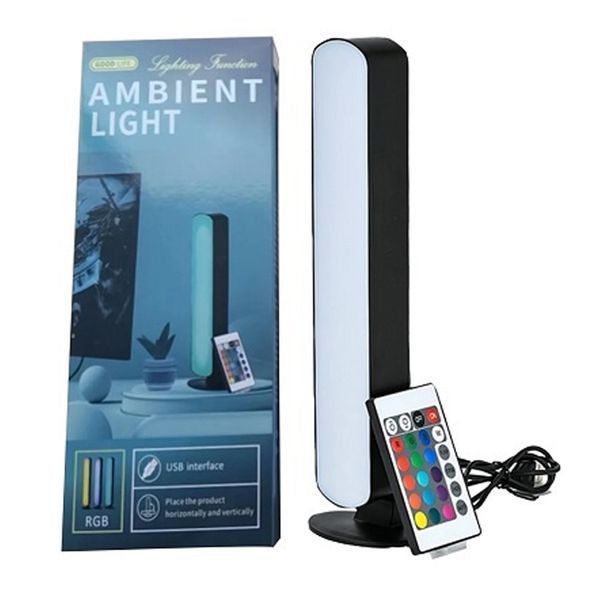 Лампа настільна RGB з керуванням через пульт від USB в комплекті 2шт AMBIEN ART-0406 00882 фото