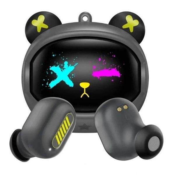 Навушники Air Bluetooth Onikuma T20 Panda grey 44149 фото