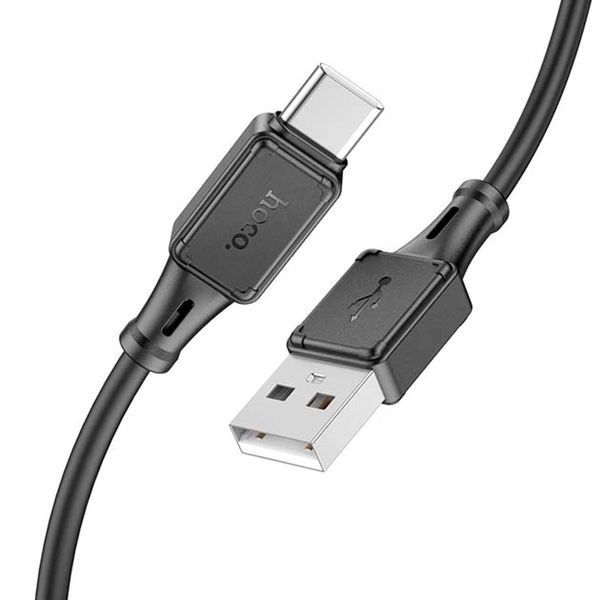 USB Cable Hoco Type-C X101 3A 1m black 45679 фото