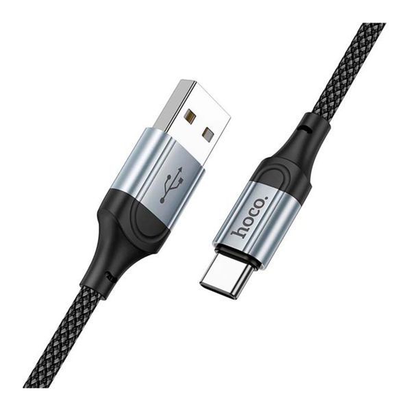 USB Cable Hoco Type-C X102 3A 1m black 38436 фото