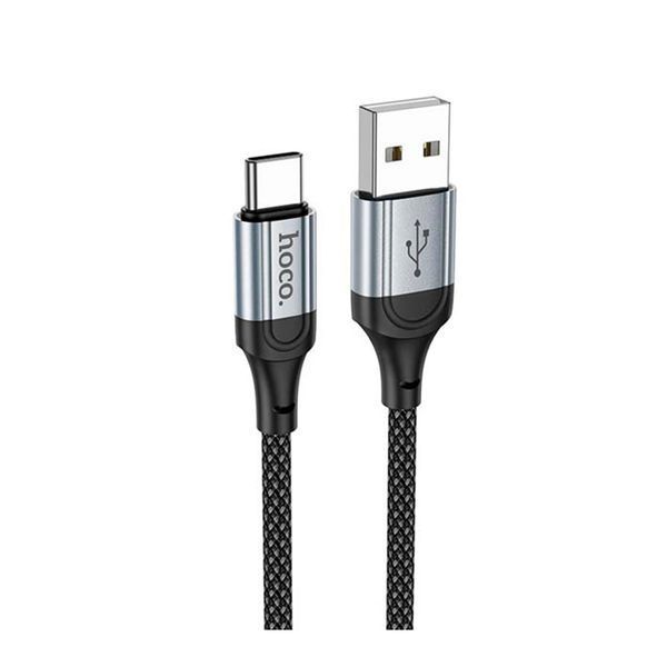 USB Cable Hoco Type-C X102 3A 1m black 38436 фото