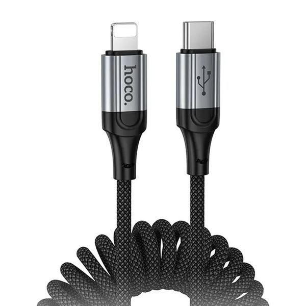 USB Cable Hoco X121 Type-C to Lightning PD 27W 1.5m black 44462 фото
