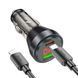 АЗП Hoco NZ12B PD 48W/3A QC3.0 (1USB-1USB-C) LED + cable Type-C to Lightning black 37870 фото 2