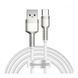 USB Cable Baseus Cafule Metal Data Type-C 66W (2m) white 02426 фото 1