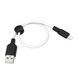USB Cable Hoco Lightning X21 2.4A 0.25m black-white 21490 фото 2