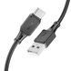 USB Cable Hoco Type-C X101 3A 1m black 45679 фото 2