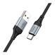 USB Cable Hoco Type-C X102 3A 1m black 38436 фото 3