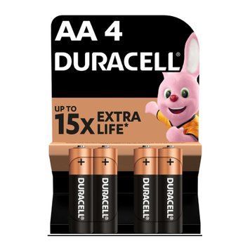 Батарейка Duracell LR06 MN1500 AA (упаковка 4 шт, ціна за 4шт) 40081 фото