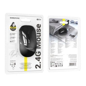 Мишка Bluetooth Borofone BG14 black 47695 фото