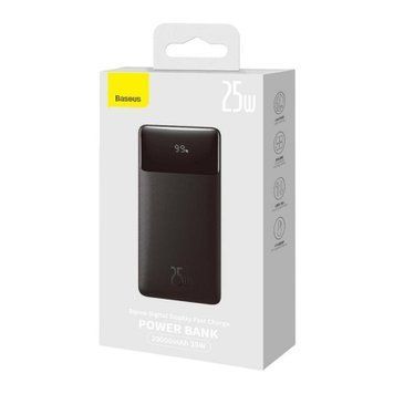 Power bank 20 000 mAh Baseus Bipow Digital Display Fast Charge 25W black 39578 фото