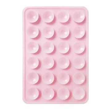 Силіконовий тримач-присоска light pink 42135 фото