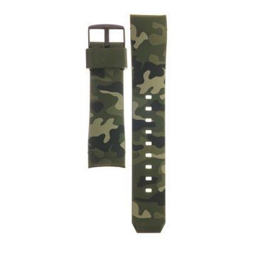 Універсальний ремінець 22mm silicone Camouflage №2 black-green 40796 фото