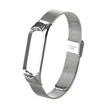 Ремінець Xiaomi Mi Band 5/6 Steel magnet silver 24485 фото