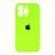 Silicone case Full camera iPhone 15 Plus neon green 35321 фото