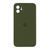 Silicone case Full square close camera iPhone 11 Pro khaki 33943 фото
